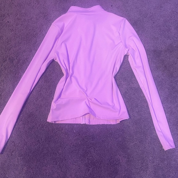 Light Pink Zip-Up Jacket - Picture 2 of 3